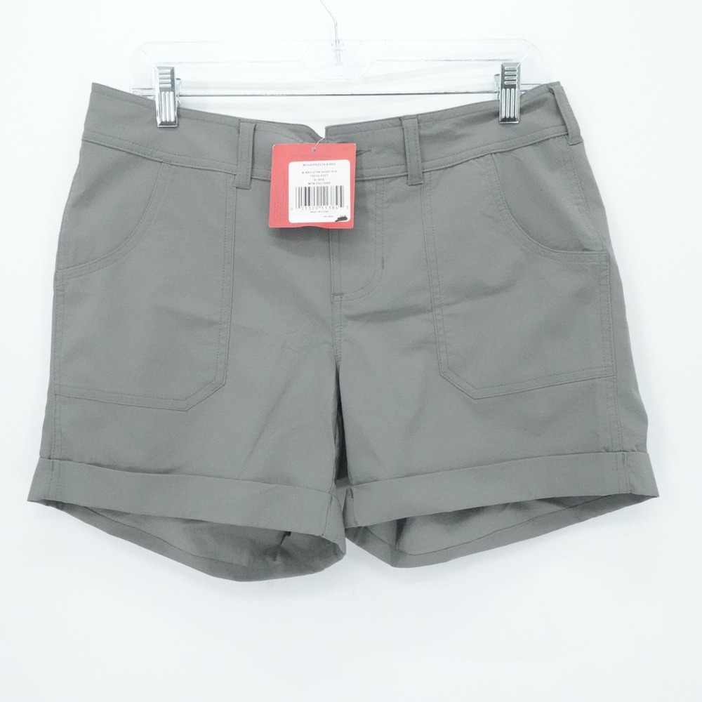 The North Face Shorts Womens 8 Grey Mapleton Outdoor Stretch‎ Hiking Camping